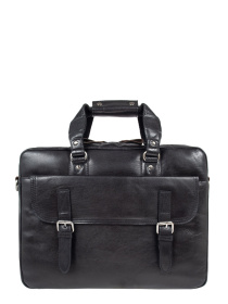 Сумки Ashwood Leather модель F83 BLACK/MUD Фото