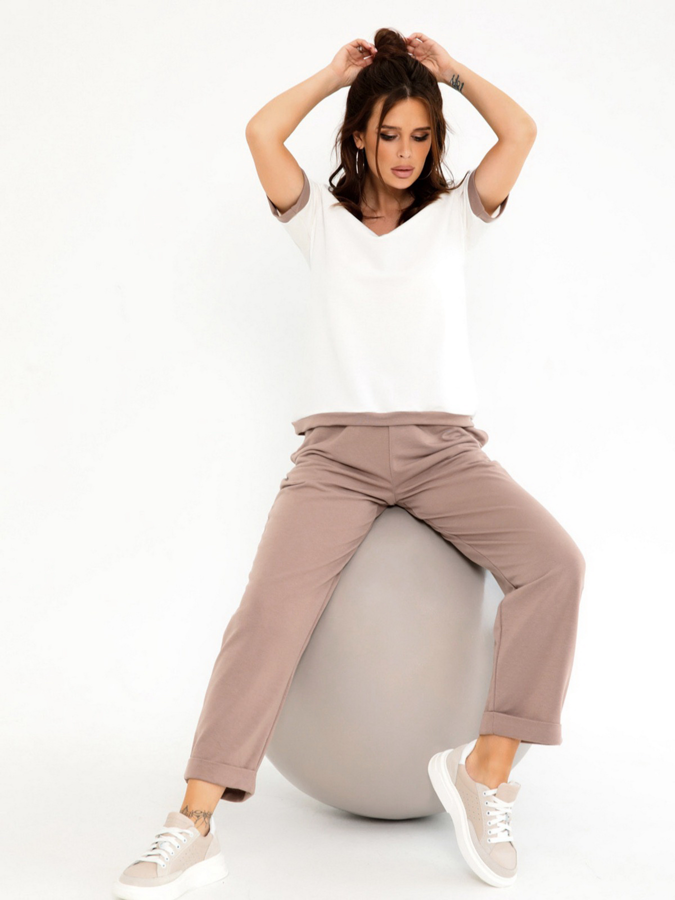 Костюми ISSA Plus модель 12777_beige Фото