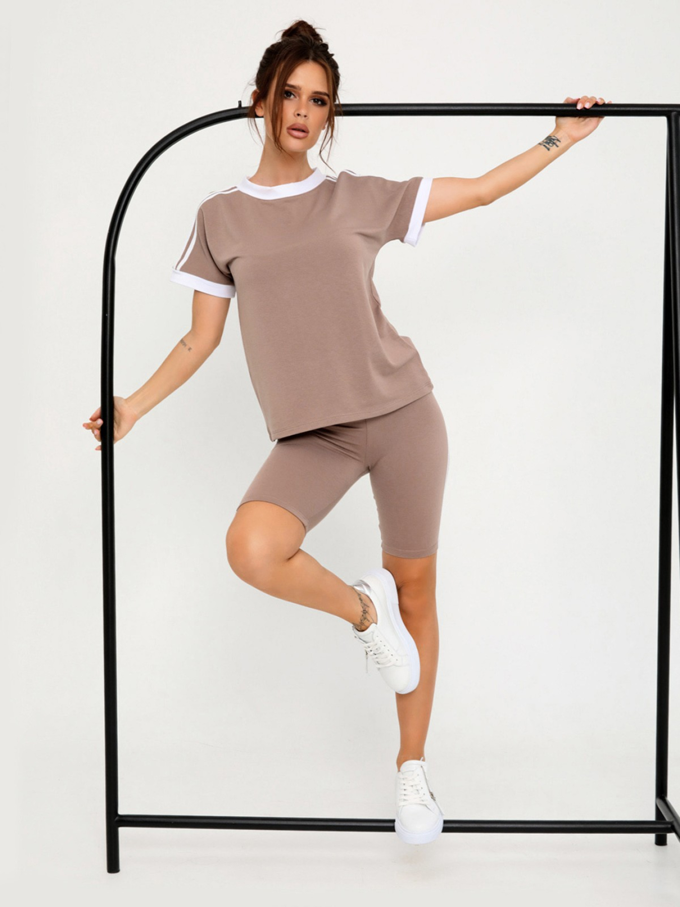Костюмы ISSA Plus модель 12776_beige Фото