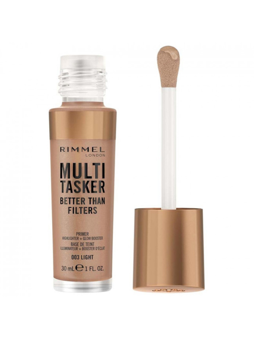 Праймер, Бустер Сяяння Шкіри Та Хайлайтер 3в1 Multi Tasker №003 Light RIMMEL модель 8000020595434 Фото