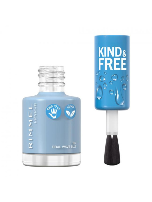 Лак Для Ногтей Kind & Free №152 TidalWaveBlue RIMMEL модель 8000019959396 Фото