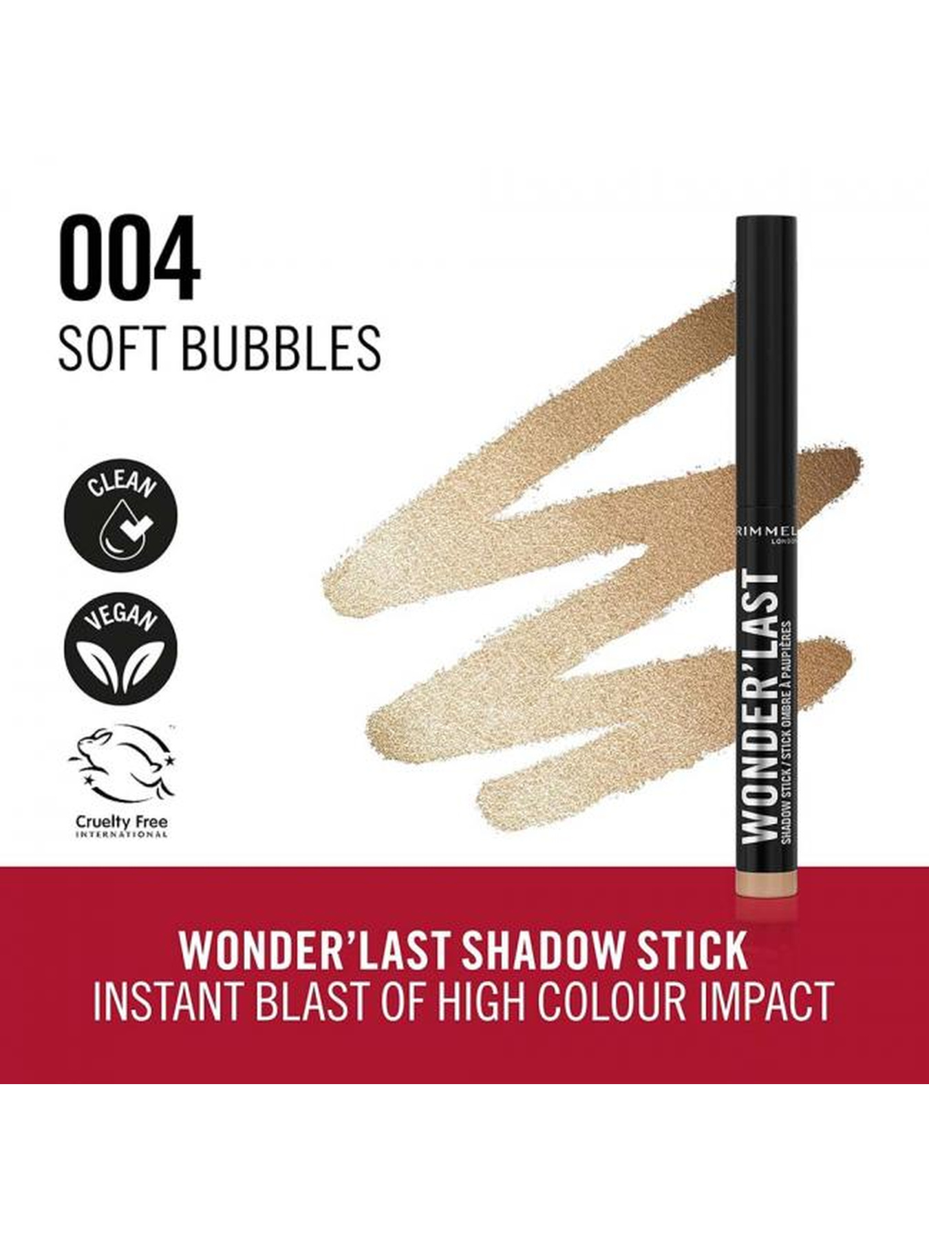 Карандаш-тени для глаз WONDER'LAST SHADOW STICK №004 Soft Bubbles RIMMEL модель 8000020736063 Фото