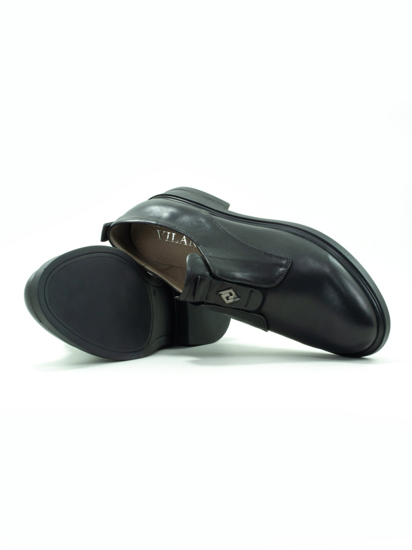 Туфлі та лофери VILANSI модель V8733 BLACK LEATHER Туфлі та лофери VILANSI модель V8733 BLACK LEATHER Фото