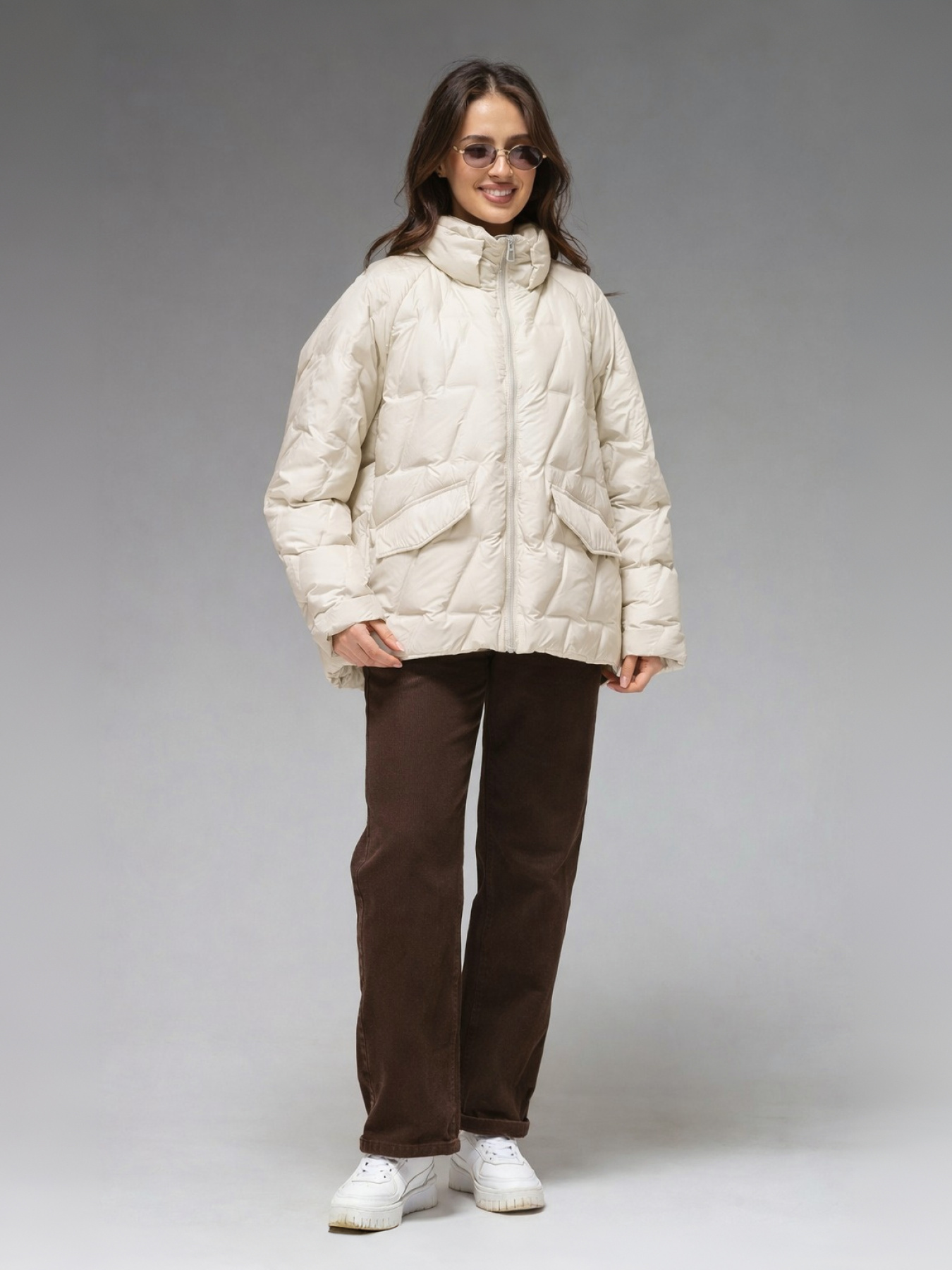 Куртки и дубленки VIVA WEAR модель 6535-milky Фото