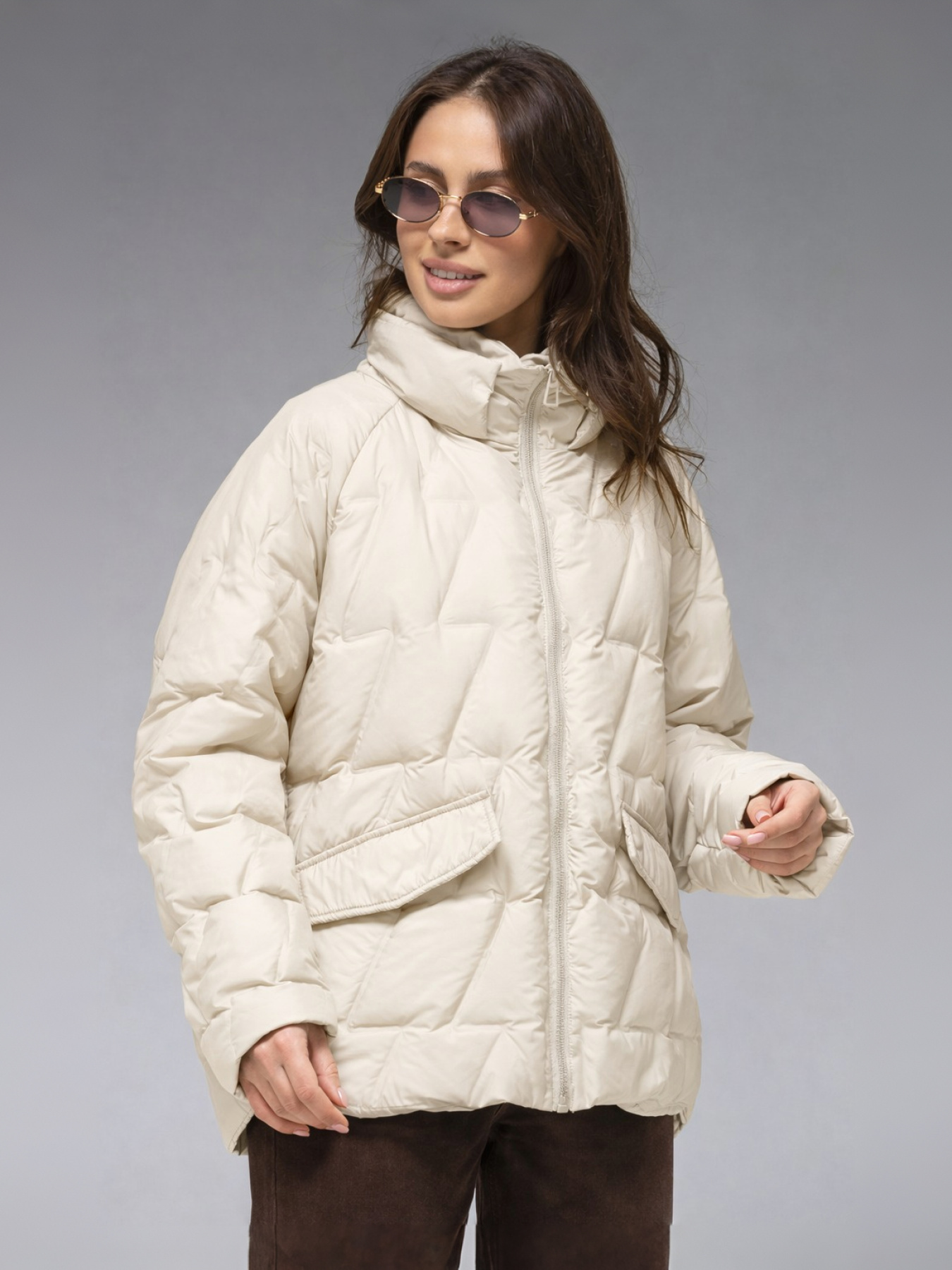 Куртки и дубленки VIVA WEAR модель 6535-milky Фото