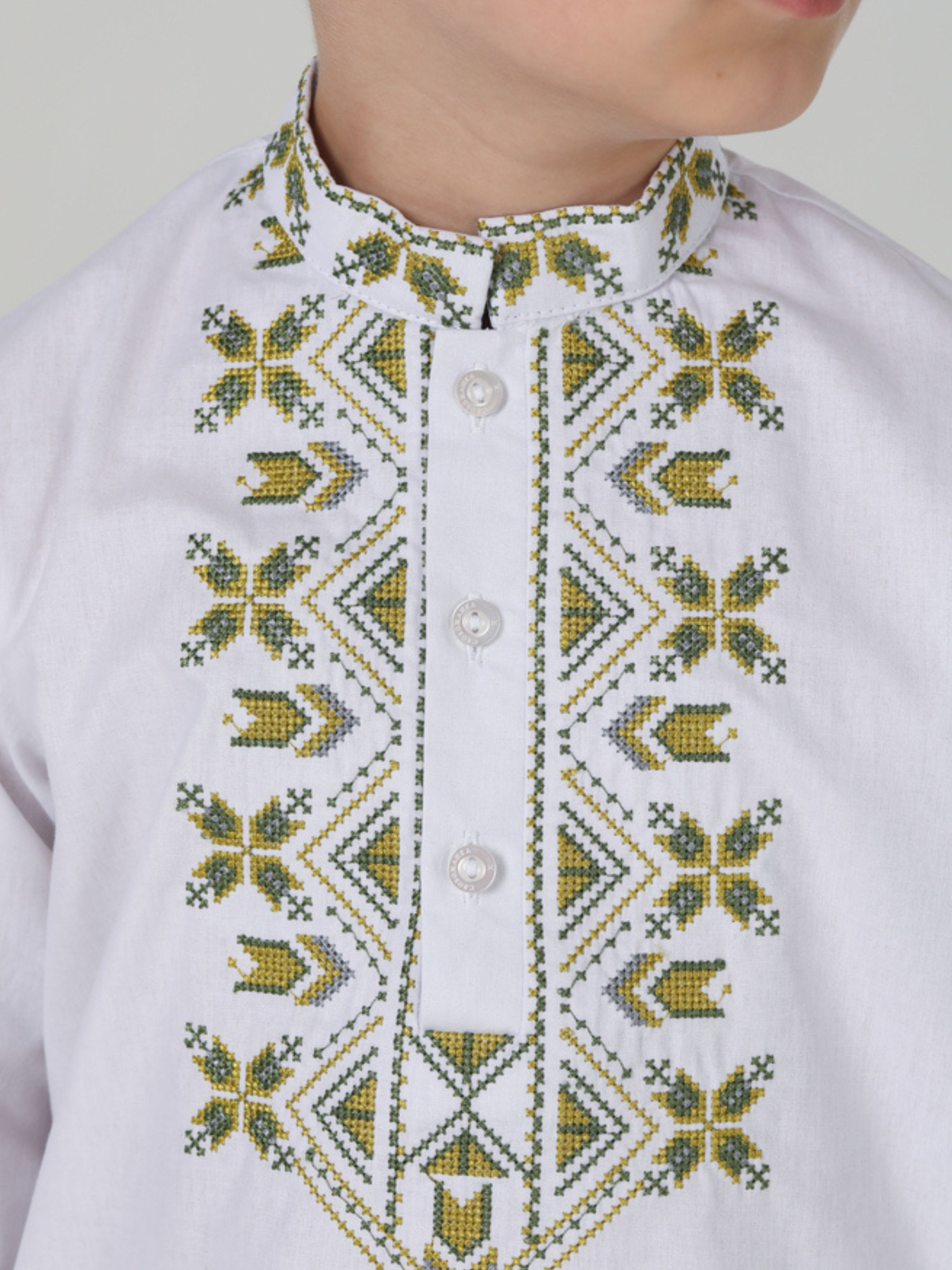 Вышиванки Folk Moda модель fm3106-blij Фото