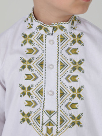 Вышиванки Folk Moda модель fm3106-blij Фото