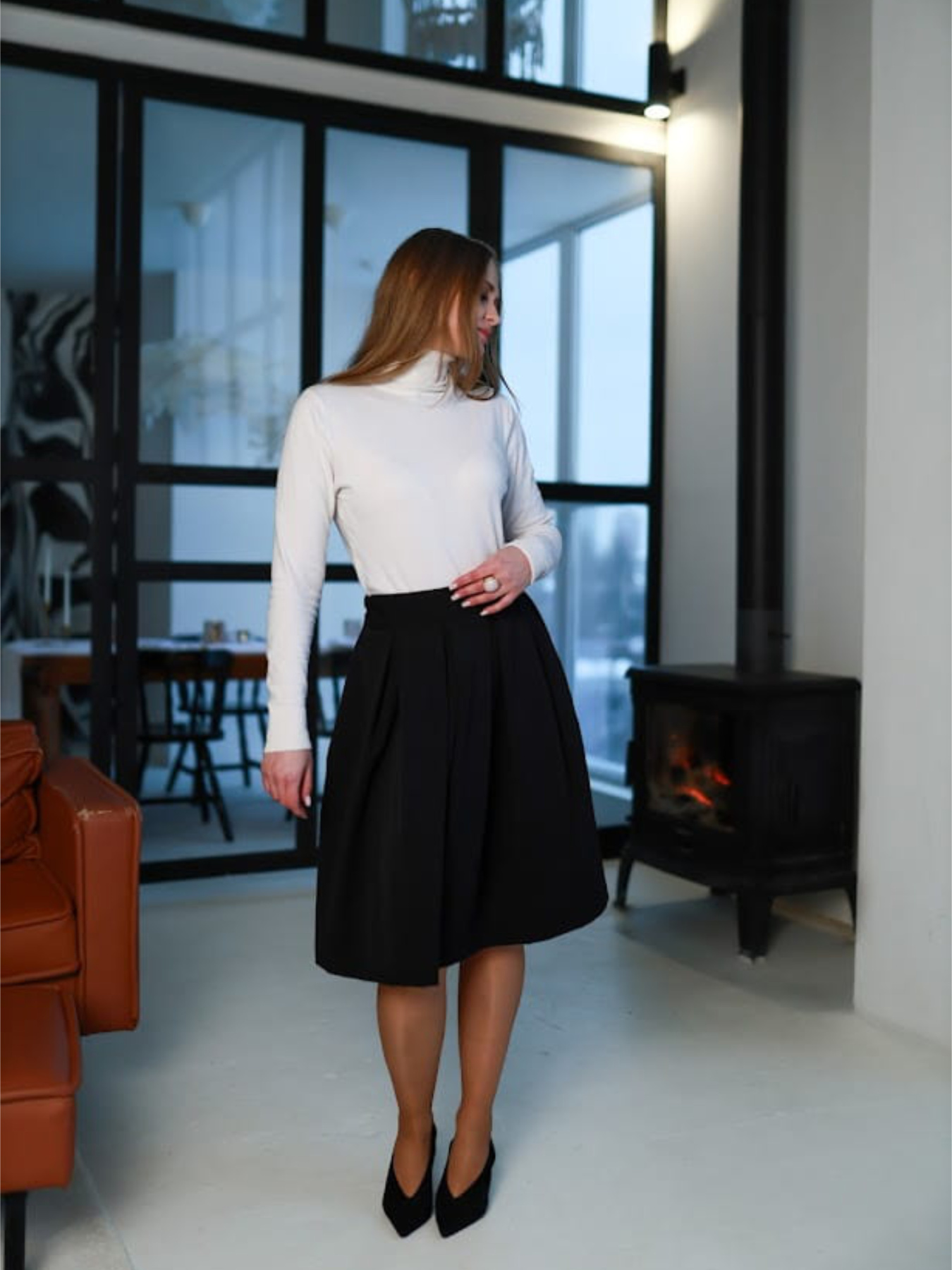 Юбки LadyLike модель ll72600010-chornij Юбки LadyLike модель ll72600010-chornij Фото
