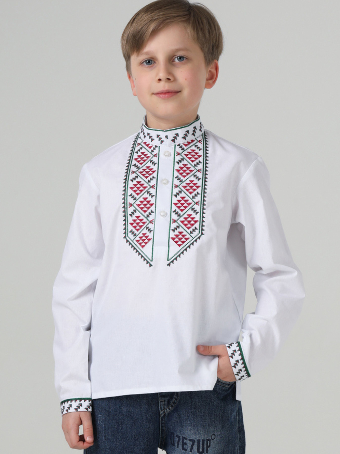 Вышиванки Folk Moda модель fm3099-blij Вышиванки Folk Moda модель fm3099-blij Фото