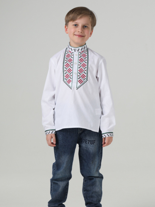 Вышиванки Folk Moda модель fm3099-blij Фото