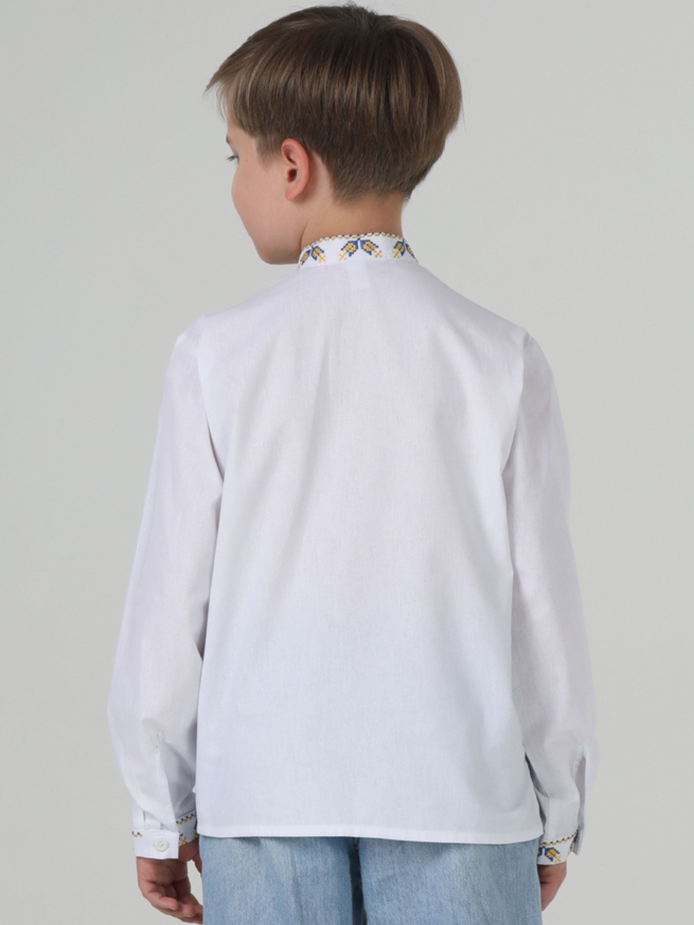 Вышиванки Folk Moda модель fm3103-blij Фото