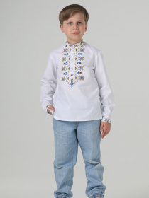 Вышиванки Folk Moda модель fm3103-blij Фото