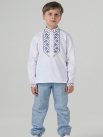 Вышиванки Folk Moda модель fm3097-blij Фото