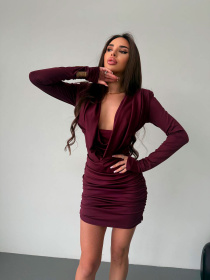 Сукні Uaclothes модель like16474-bordovj Фото