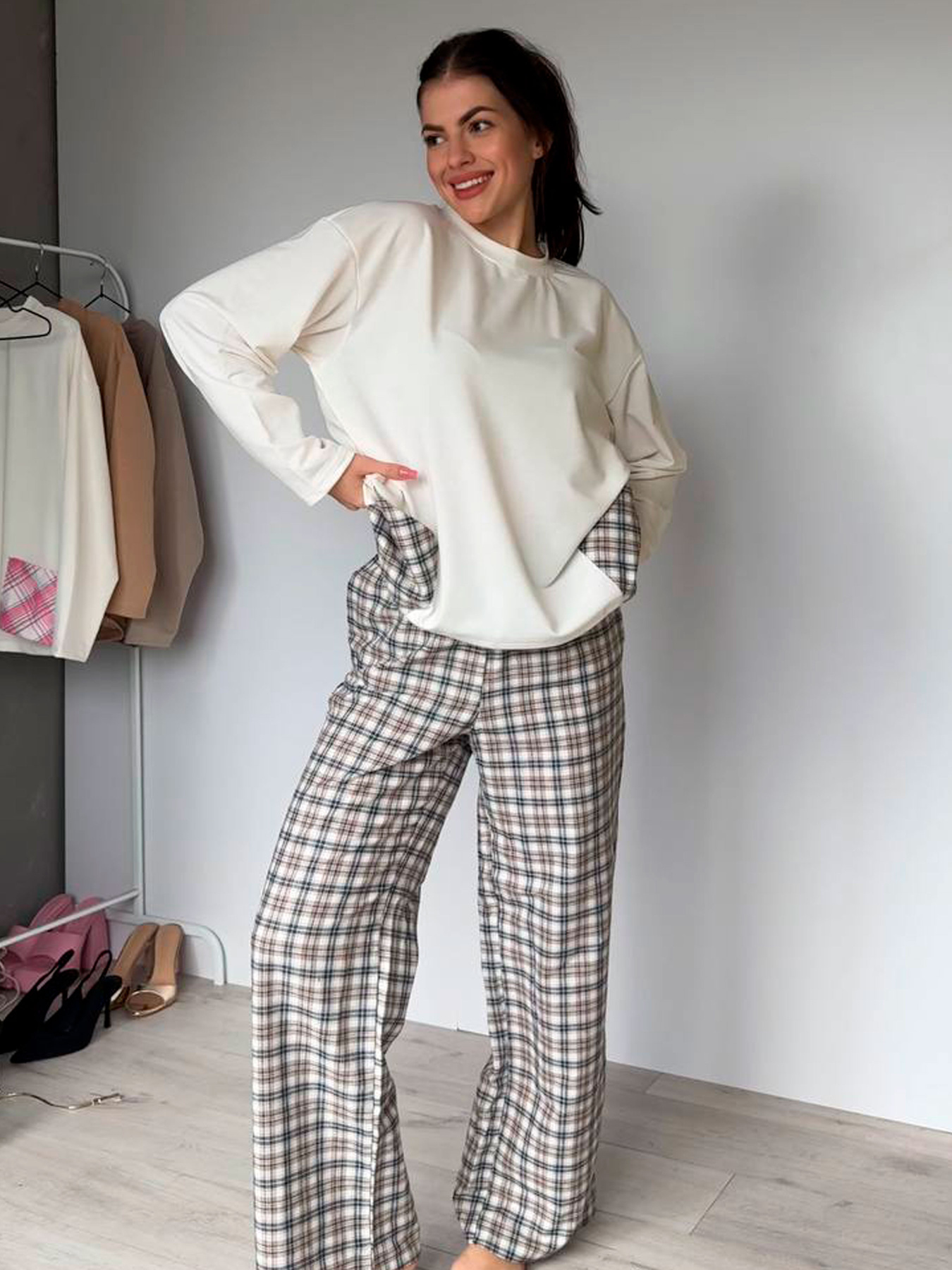 Одяг для дому та сну Uaclothes модель like16380-bezhevj Одяг для дому та сну Uaclothes модель like16380-bezhevj Фото