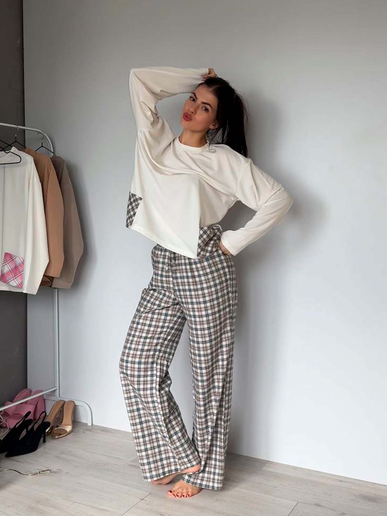 Одяг для дому та сну Uaclothes модель like16380-bezhevj Одяг для дому та сну Uaclothes модель like16380-bezhevj Фото
