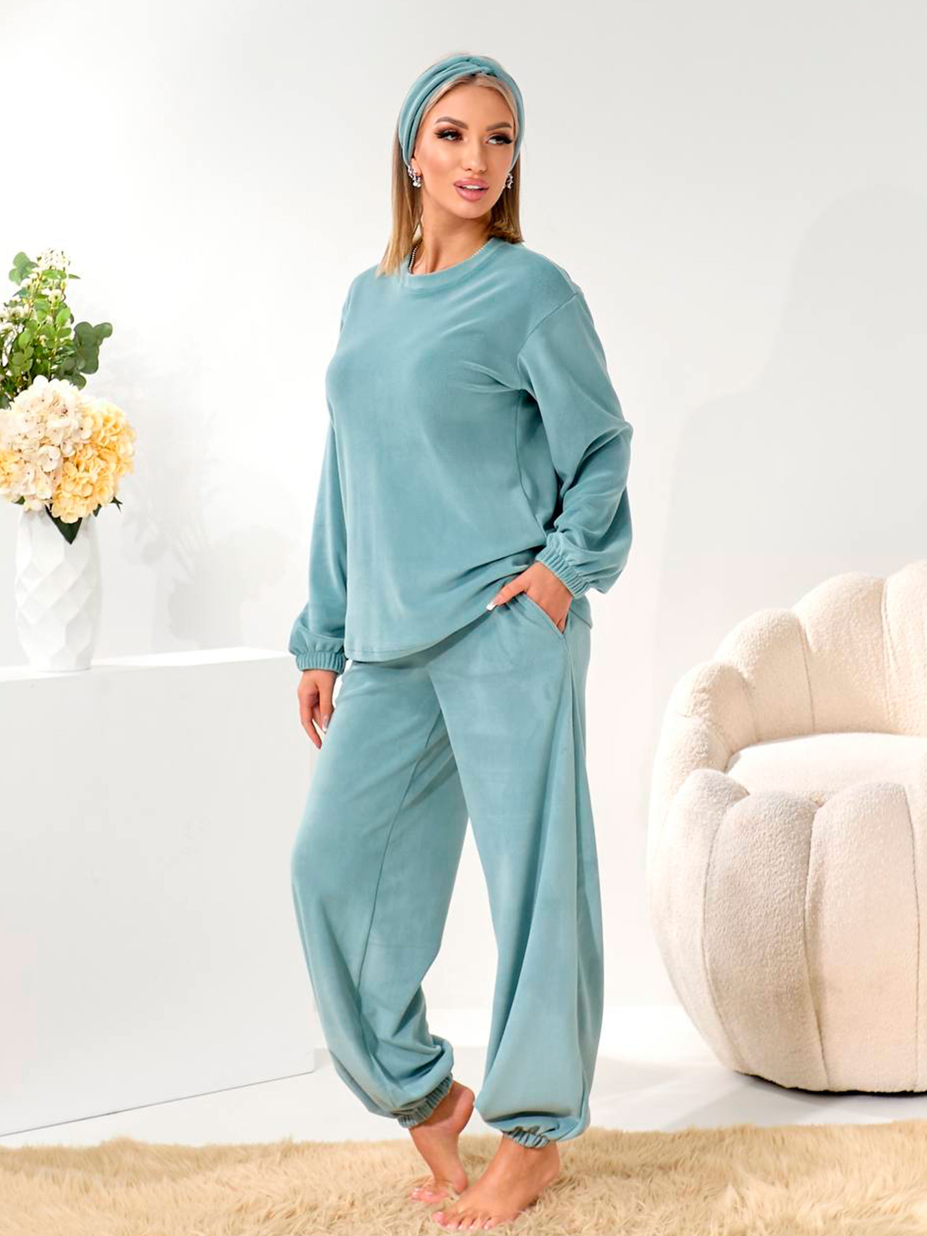Костюмы Uaclothes модель like16361-fistashkovj Костюмы Uaclothes модель like16361-fistashkovj Фото