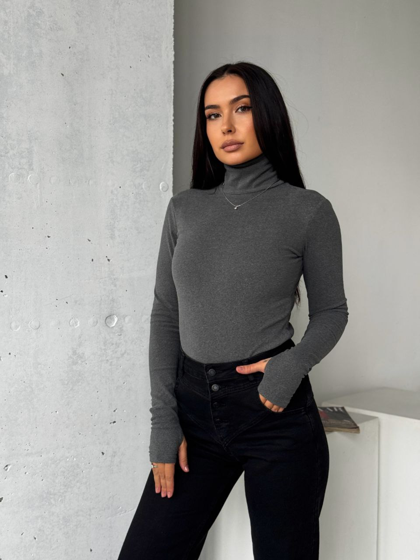 Светри та кардигани Uaclothes модель like15805-grafitovj Светри та кардигани Uaclothes модель like15805-grafitovj Фото
