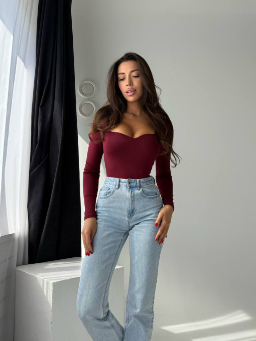 Боди и корсеты Uaclothes модель like15177-bordovj Фото