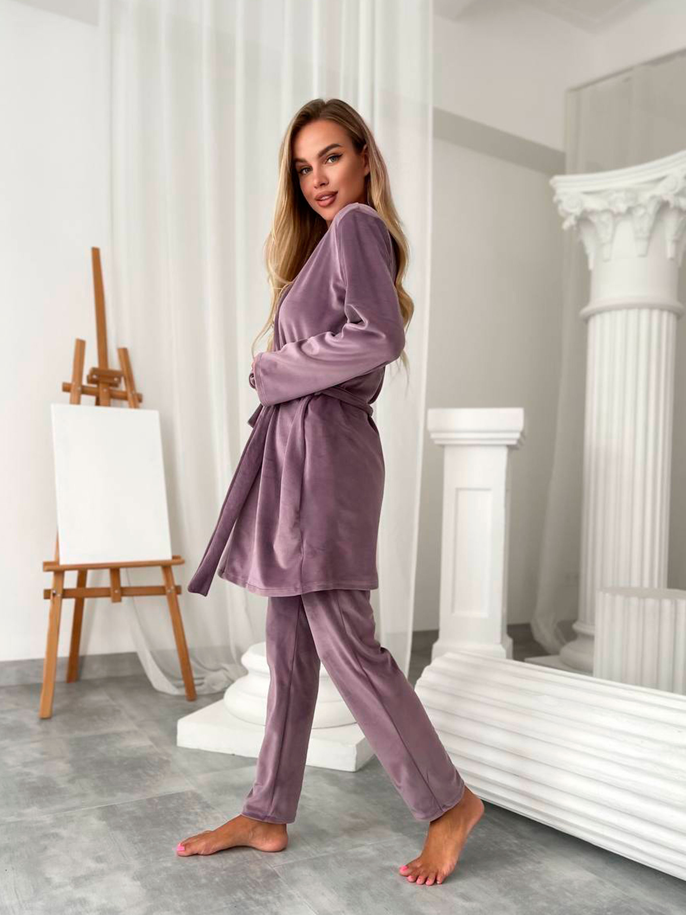 Одяг для дому та сну Uaclothes модель like14945-lilovij Одяг для дому та сну Uaclothes модель like14945-lilovij Фото