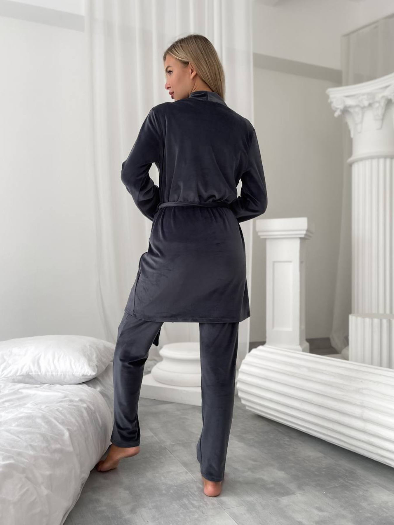 Одежда для дома и сна Uaclothes модель like14945-grafitovj Одежда для дома и сна Uaclothes модель like14945-grafitovj Фото