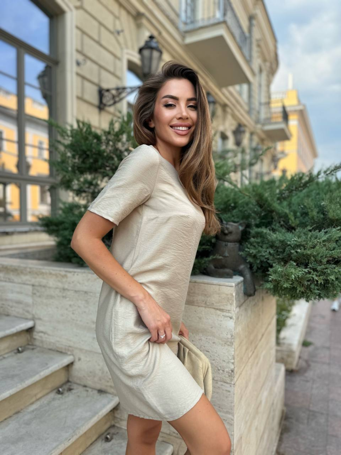 Сукні Uaclothes модель like14457-bezhevj Фото