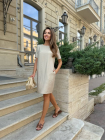 Сукні Uaclothes модель like14457-bezhevj Фото
