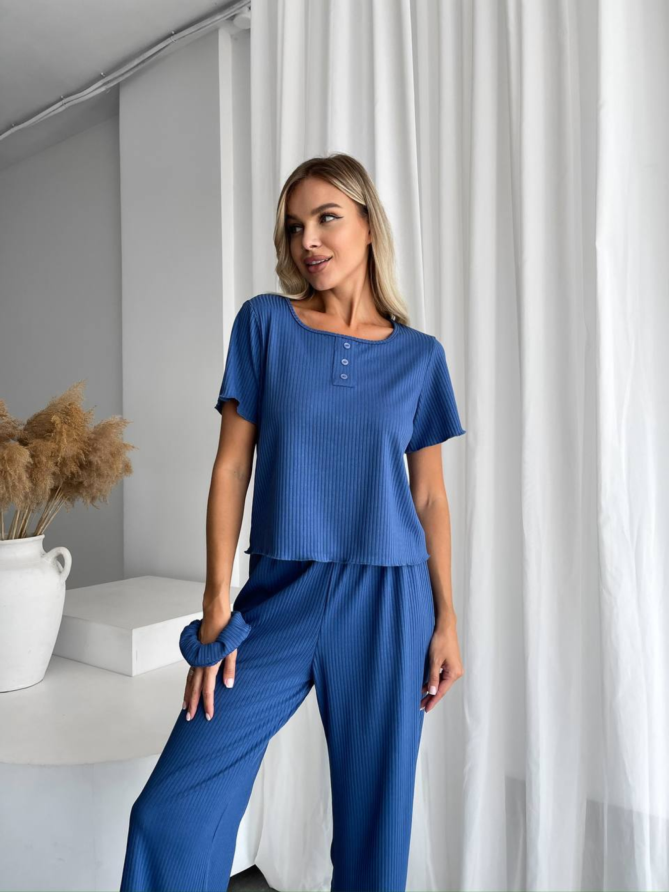 Одяг для дому та сну Uaclothes модель like14416-sinij Одяг для дому та сну Uaclothes модель like14416-sinij Фото
