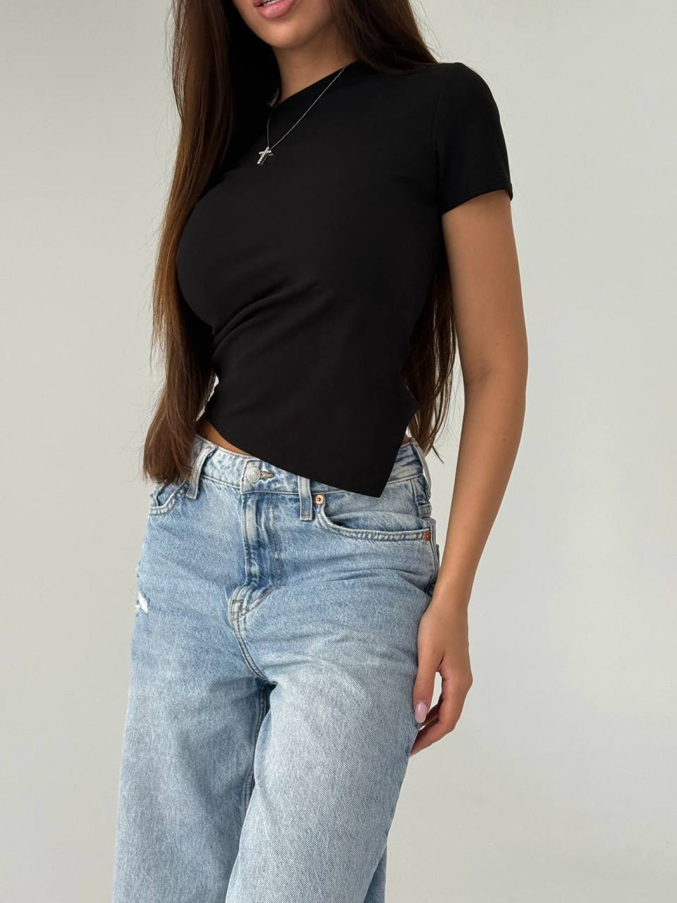 Футболки и поло Uaclothes модель like14033-chernj Футболки и поло Uaclothes модель like14033-chernj Фото