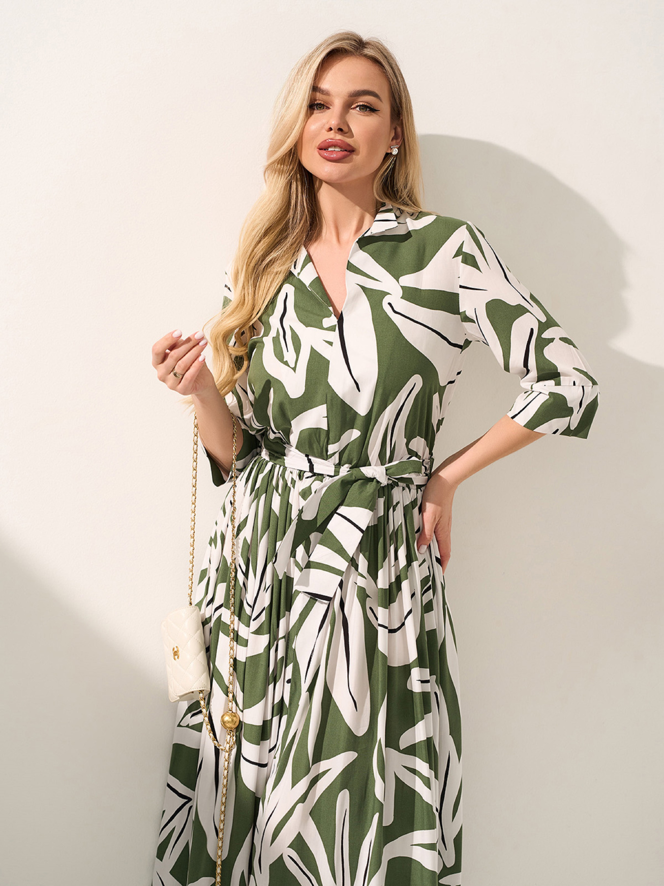 Платья ISSA Plus модель 15591_оливковый Платья ISSA Plus модель 15591_оливковый Фото
