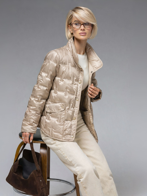 Куртки та дублянки VIVA WEAR 88102 модель 88102-beige-milk Фото