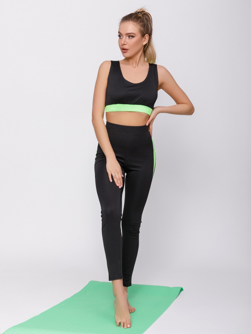 Костюми ISSA Plus модель 12450_blackgreen Фото