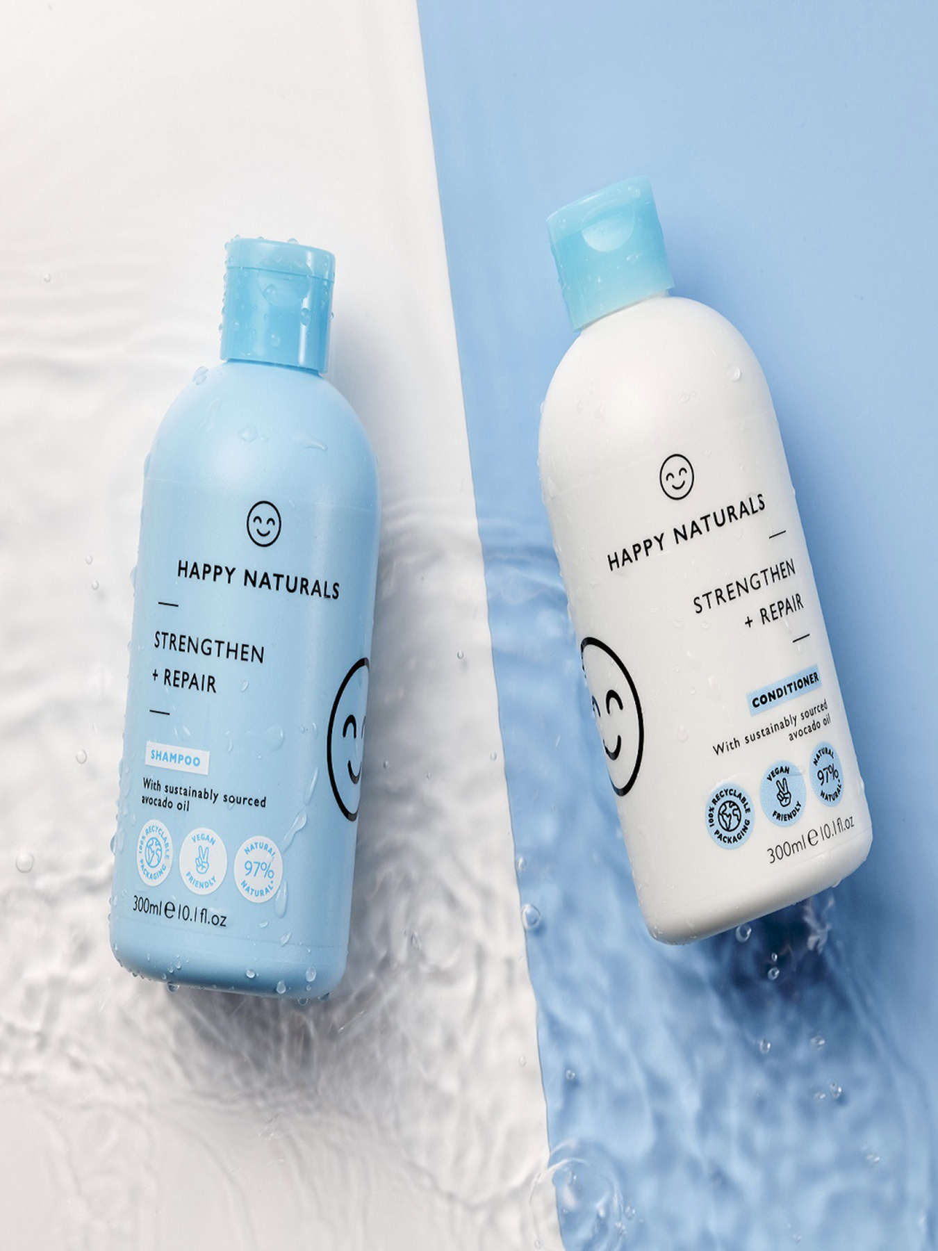 Шампунь для волос Strengthen and Repair Happy Naturals модель 5060528326902 Фото