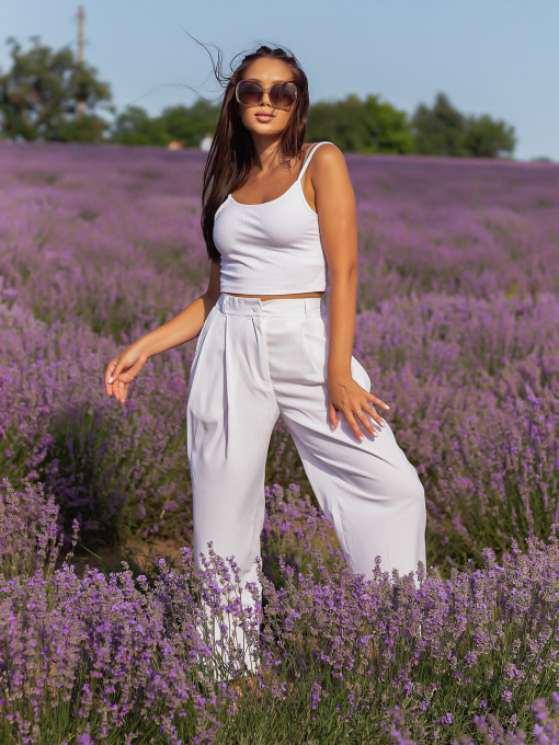 Штани ISSA Plus модель 12593_white Фото