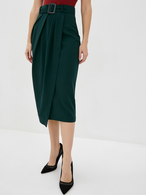 Юбки ISSA Plus модель 12089_green Фото