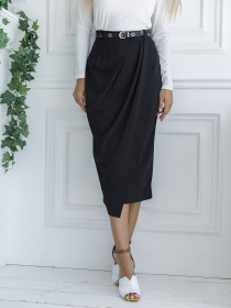 Спідниці ISSA Plus модель 12089_black Фото