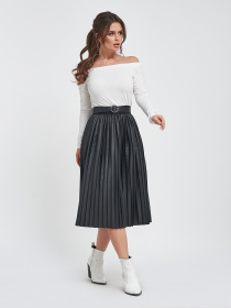 Юбки ISSA Plus модель 11451_black Фото