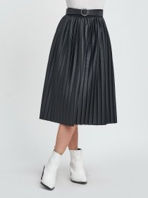 Юбки ISSA Plus модель 11451_black Фото