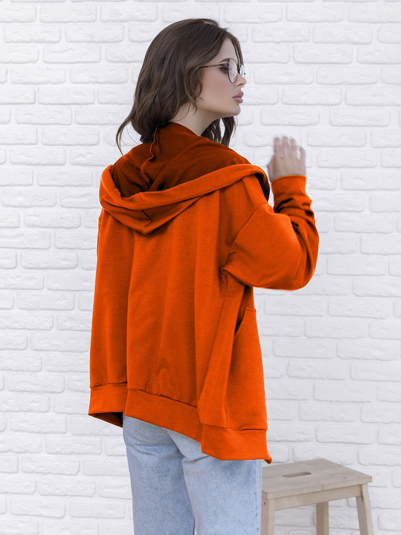Худі та світшоти ISSA Plus модель 12145_terracotta Фото