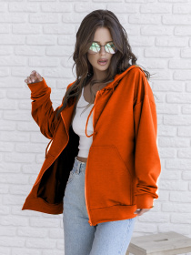 Худі та світшоти ISSA Plus модель 12145_terracotta Фото