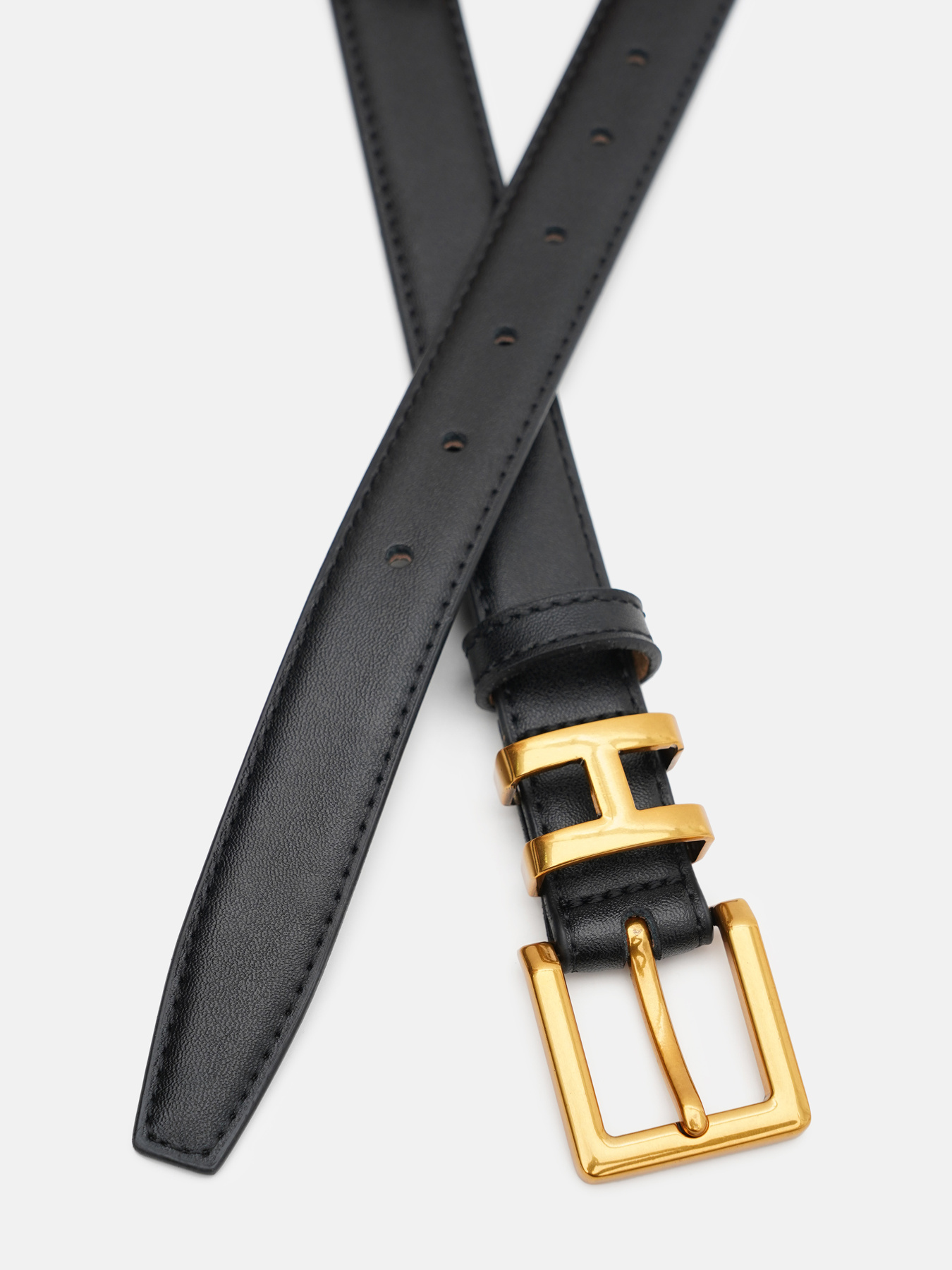 Ремені Borsa Leather модель 1FB9368-2bl-black Фото