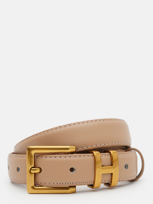 Ремені Borsa Leather модель 1FB9368-2be-beige Фото