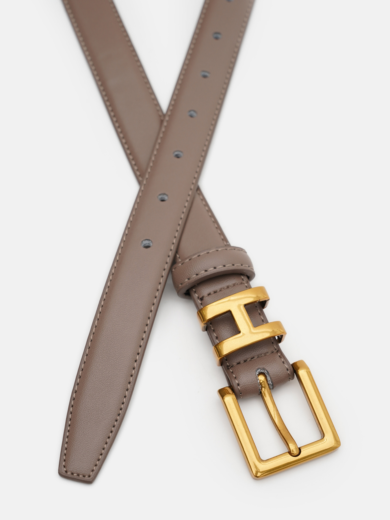 Ремені Borsa Leather модель 1FB9368-2t-taupe Фото