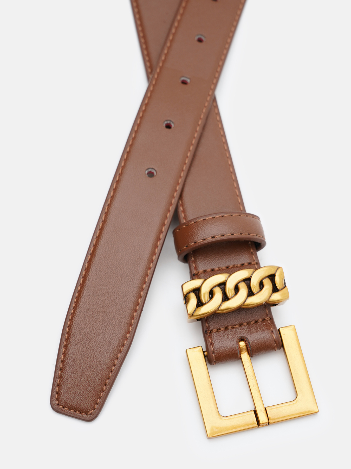 Ремені Borsa Leather модель 1FP2206-2br-brown Фото