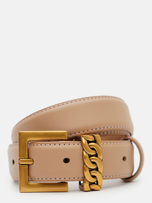 Ремені Borsa Leather модель 1FP2206-2be-beige Фото
