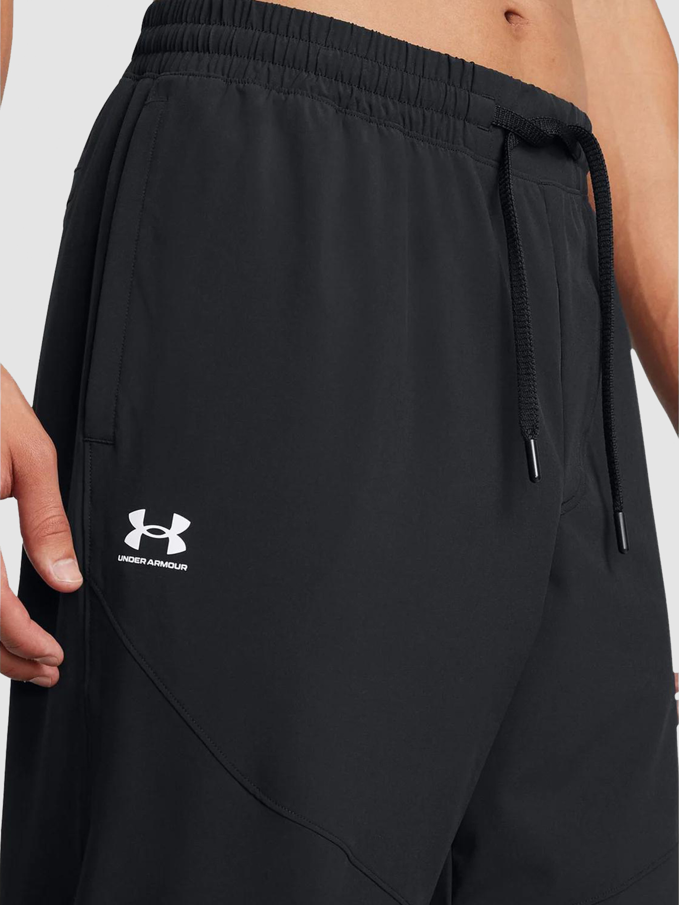 Штани Under Armour Rival Wide Leg Pant Black модель 1386557-001 Фото