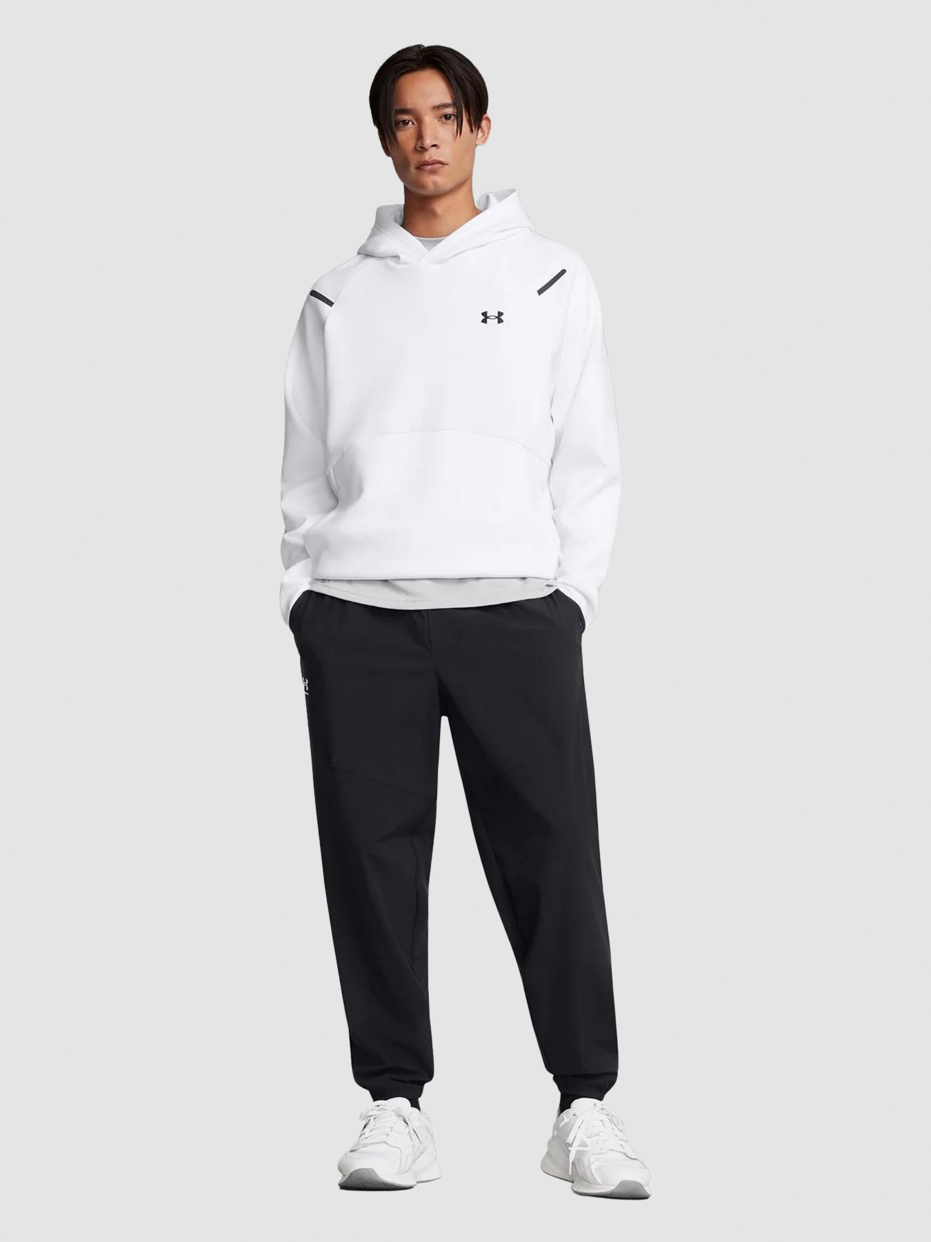 Штани Under Armour Rival Wide Leg Pant Black модель 1386557-001 Фото
