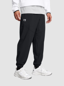 Штани Under Armour Rival Wide Leg Pant Black модель 1386557-001 Фото