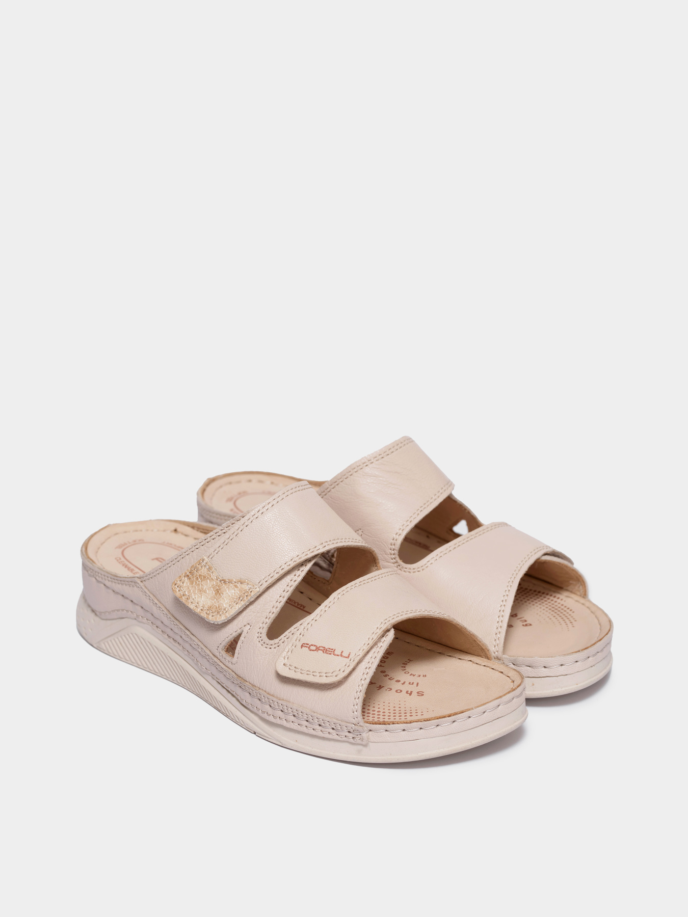 Шлёпанцы Forelli модель 23616-Beige Фото