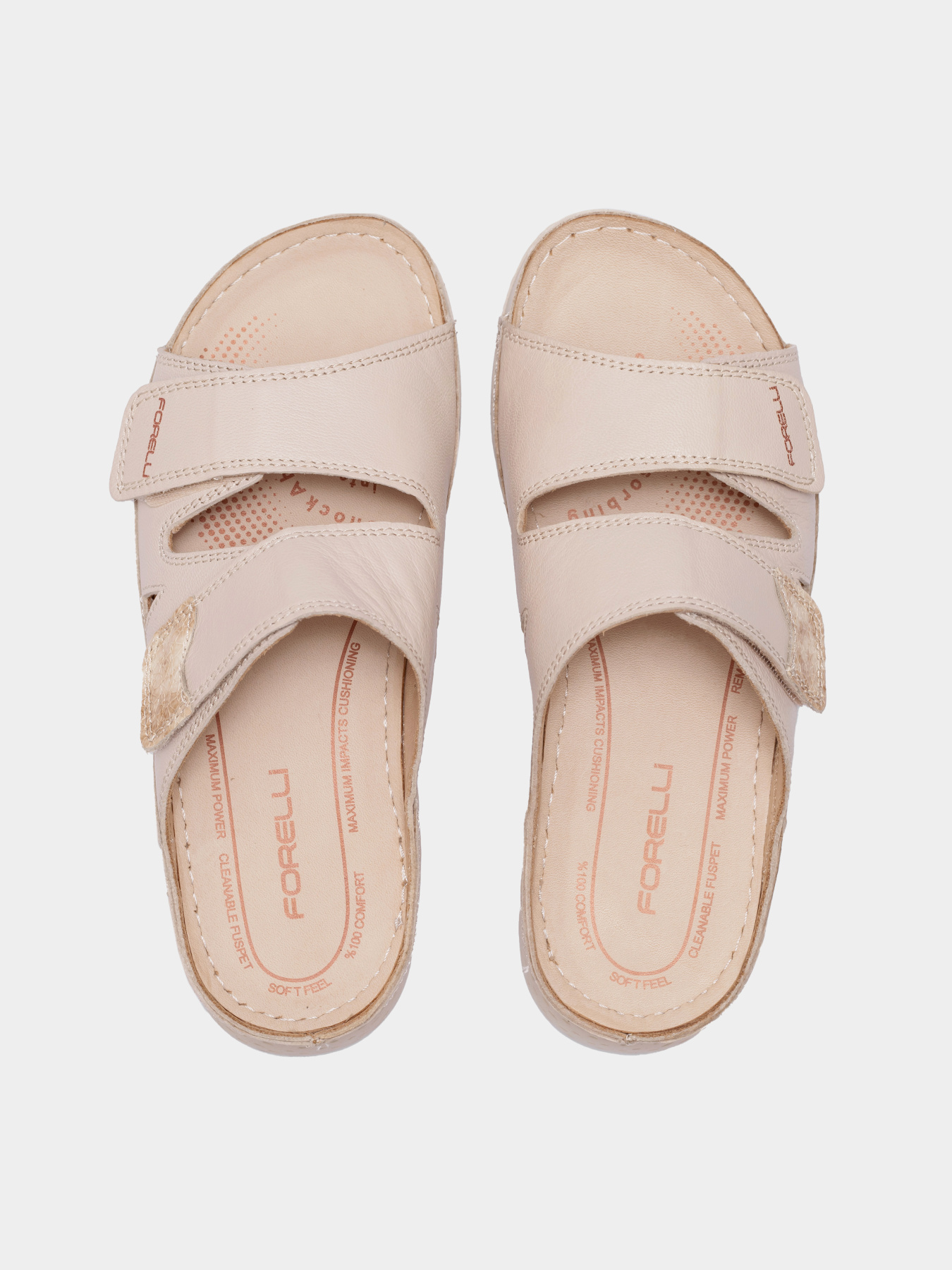 Шлёпанцы Forelli модель 23616-Beige Фото